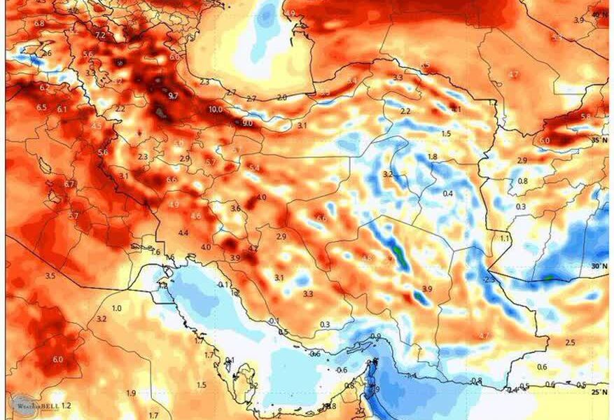 ورود موج گرما از شنبه به کشور