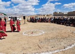 آئین کلنگ زنی مدرسه شش کلاسه روستای مبارک آباد