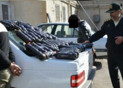 توقيف پژو با ۲۴۹ کيلو ترياک در لنجان