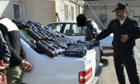توقيف پژو با ۲۴۹ کيلو ترياک در لنجان