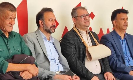 غرفه چرمهین درآئین نوروزگاه در کاخ موزه جهانی چهلستون اصفهان